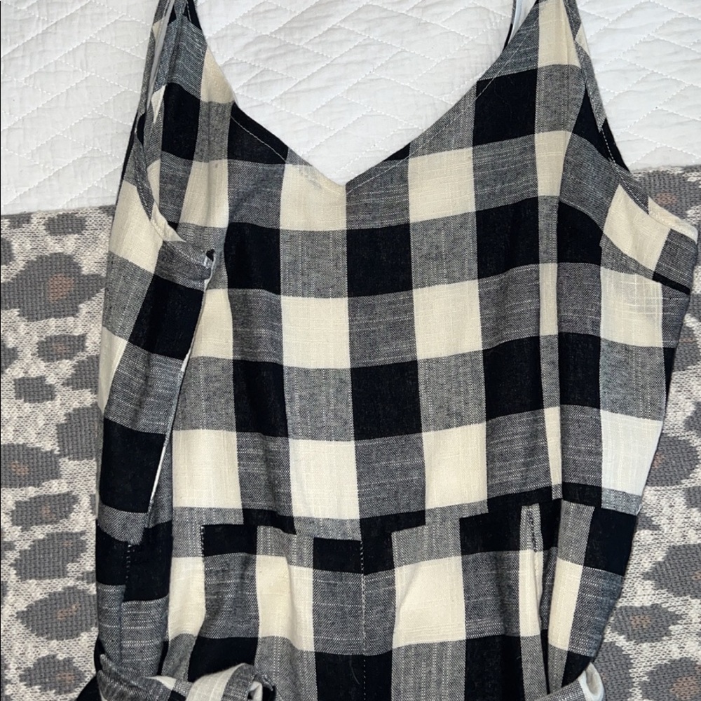 Anthropologie If By The Sea Gingham Jumpsuit - Picture 3 of 6